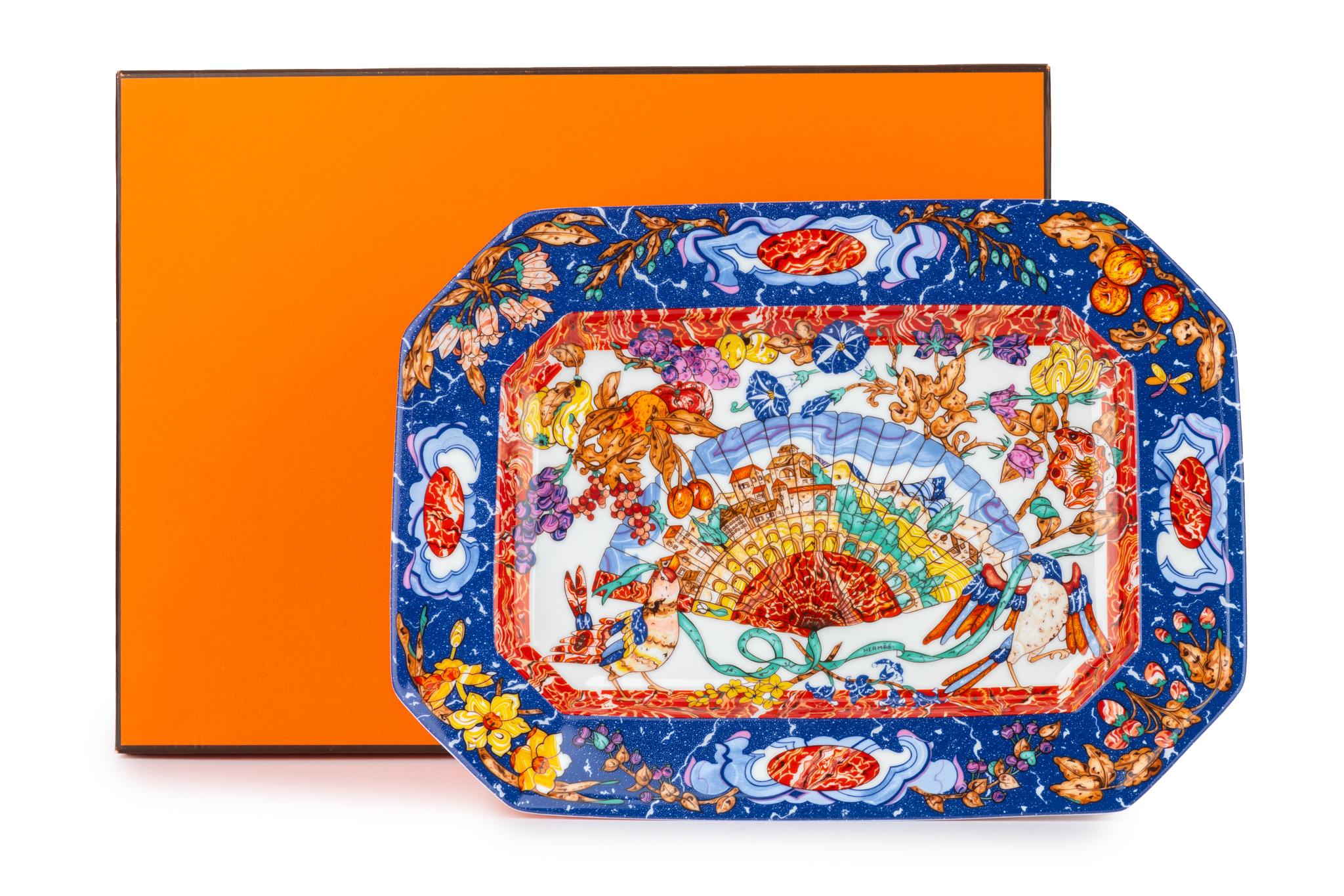 Hermès Pierres d'Orient Servierplatte im Angebot 1