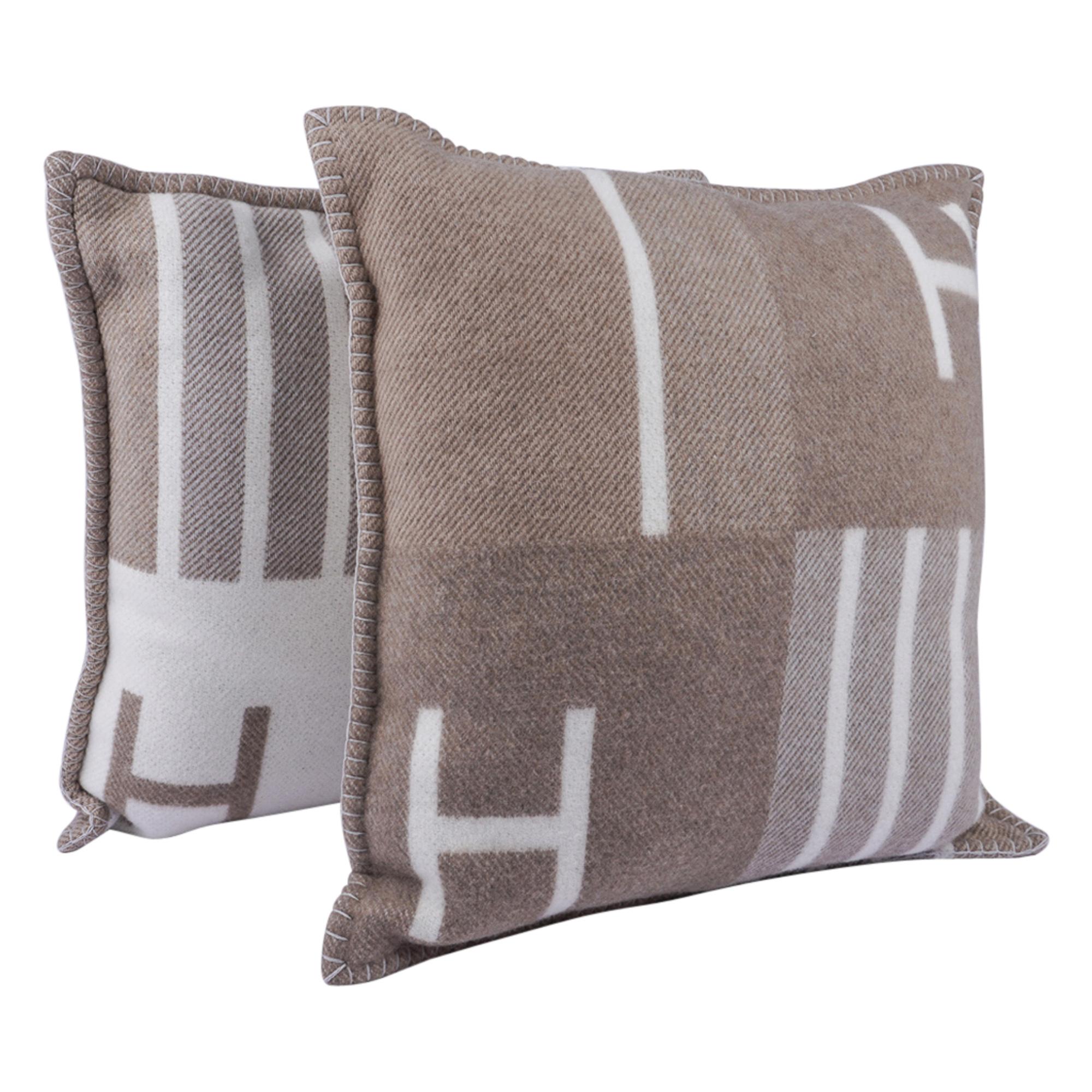 cuscini hermes grigio