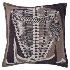 Hermes Pillow Brandebourgs Ecorce Throw Cushion Set of Two