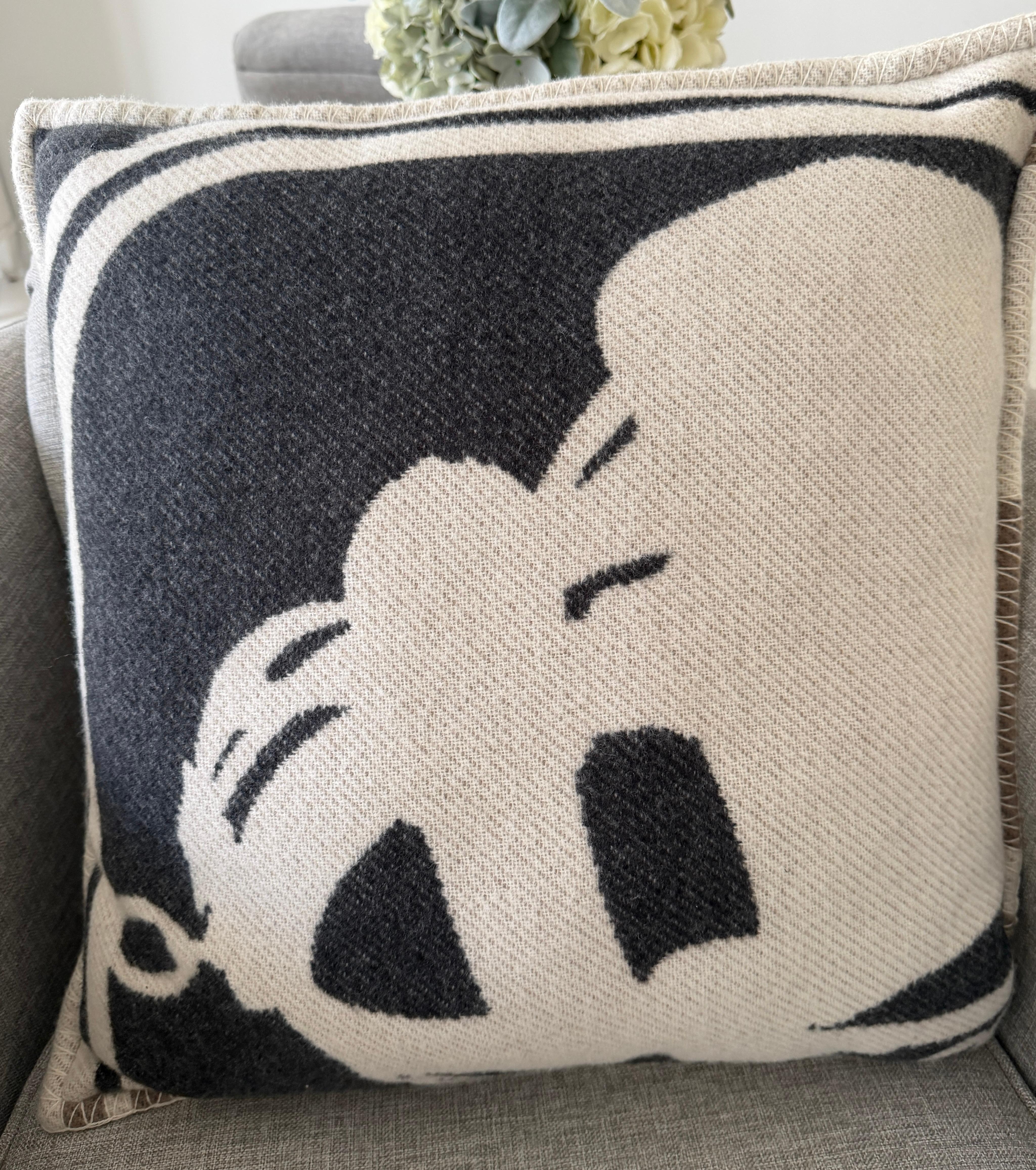 da uomo o donna Cuscino Hermes Brides de Gala Cashmere Blend 2 Colori