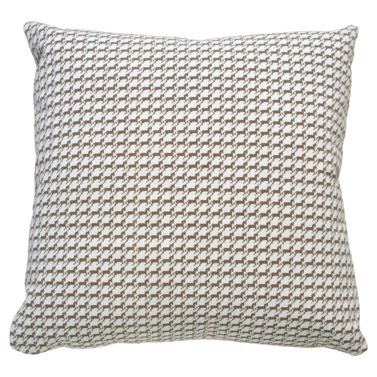 Hermes Pillow Cheval Pixel, Ecru Backing For Sale
