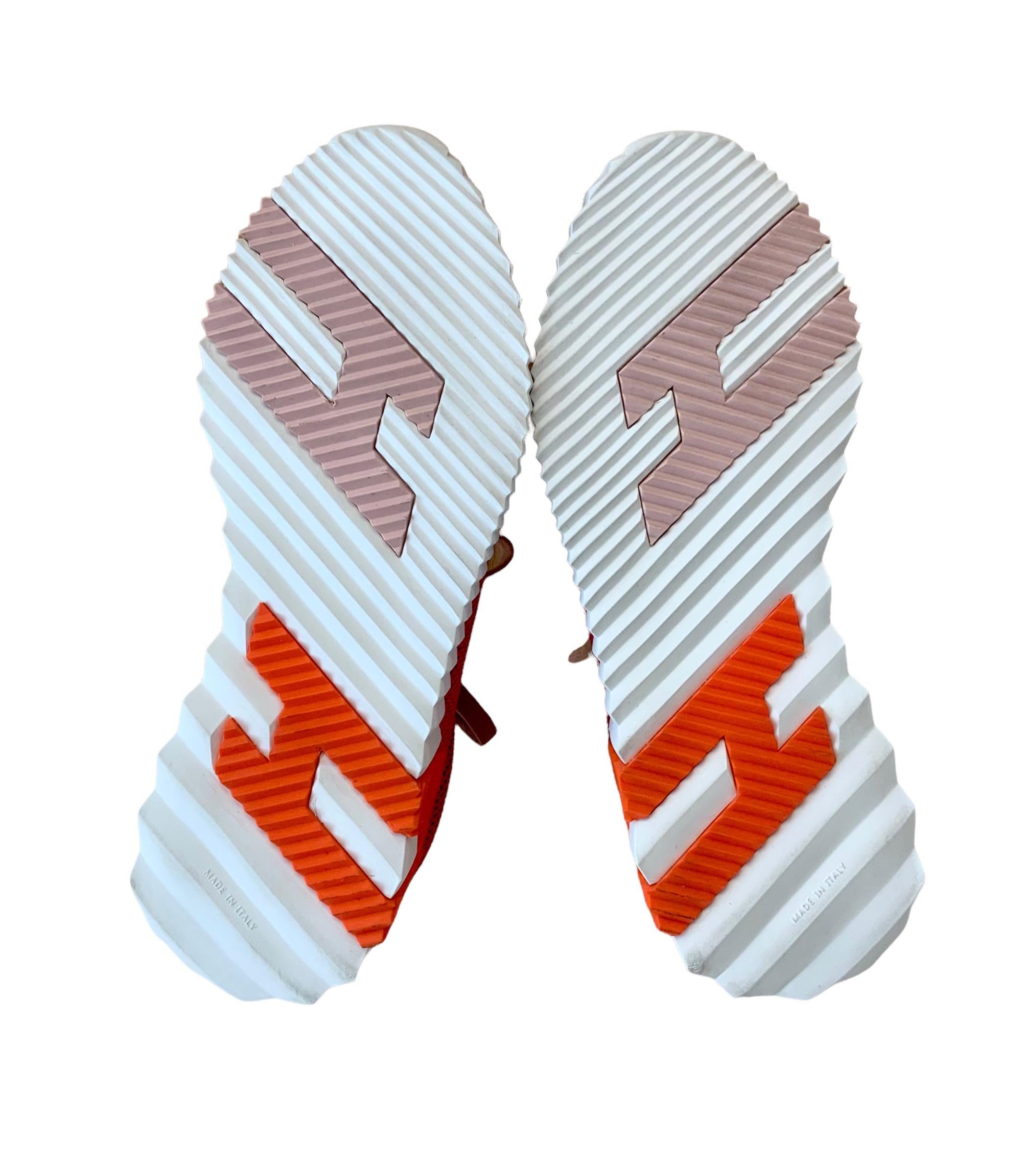 hermes pink sneakers