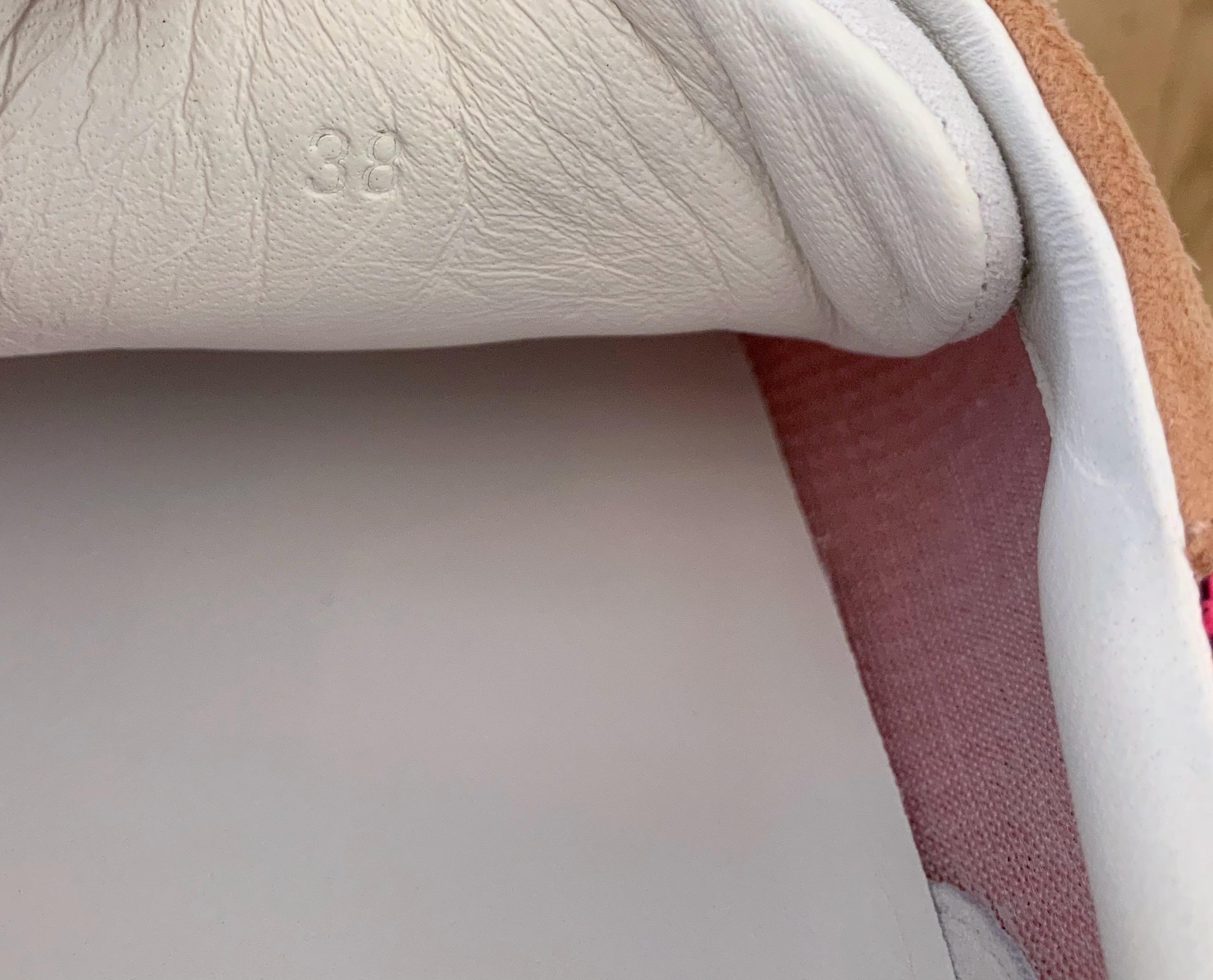 Women's or Men's Hermès Pink and Orange Bouncing Sneakers