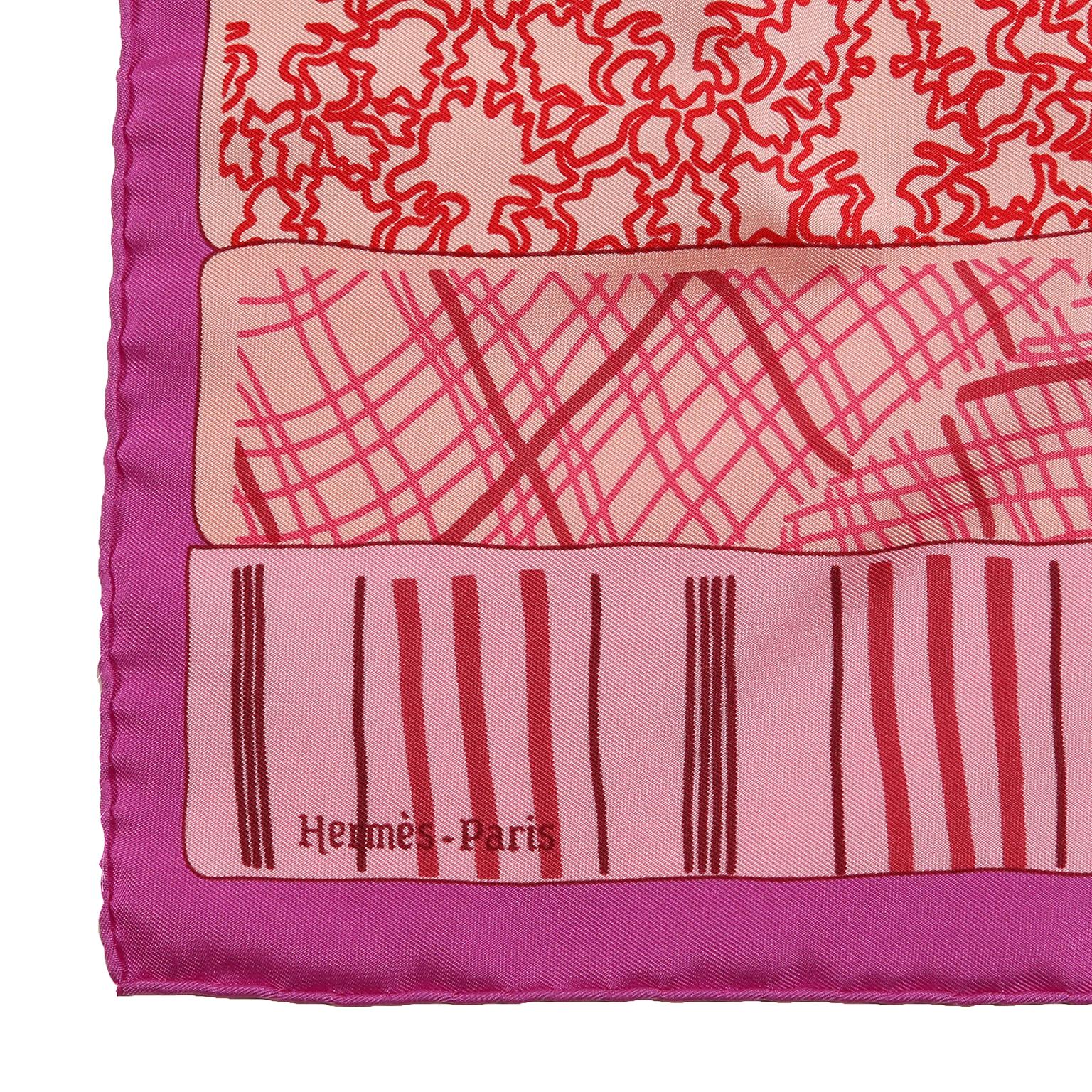 Hermes Pink Avez Vous Bien Dormi Silk Pochette Scarf at 1stDibs agathe avezvous bien