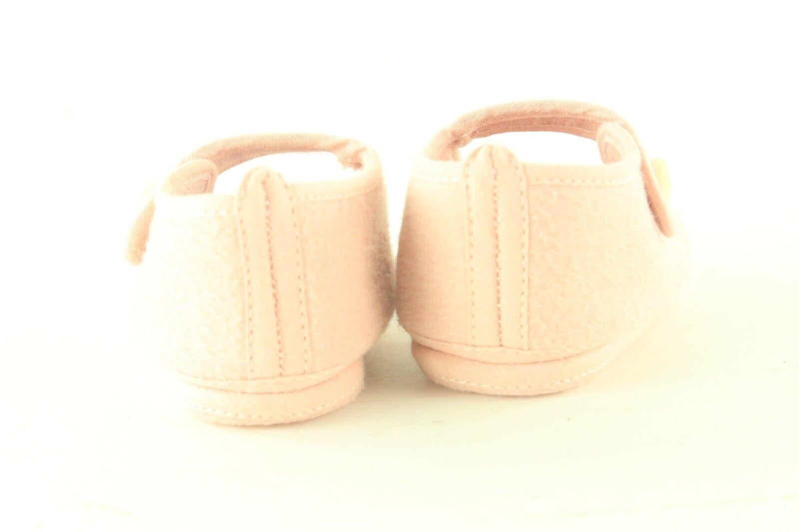 Hermes Pink Baby Shoes 3HER925K For Sale 6