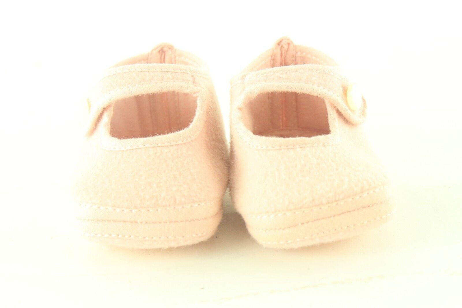 Hermes Pink Baby Shoes 3HER925K For Sale 7