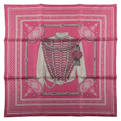 Hermès Rosa Bandana Brandebourg