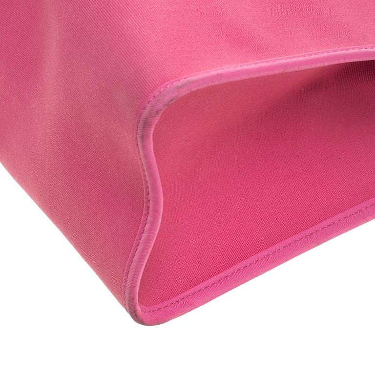 Herbag cloth handbag Hermès Pink in Cloth - 23837262