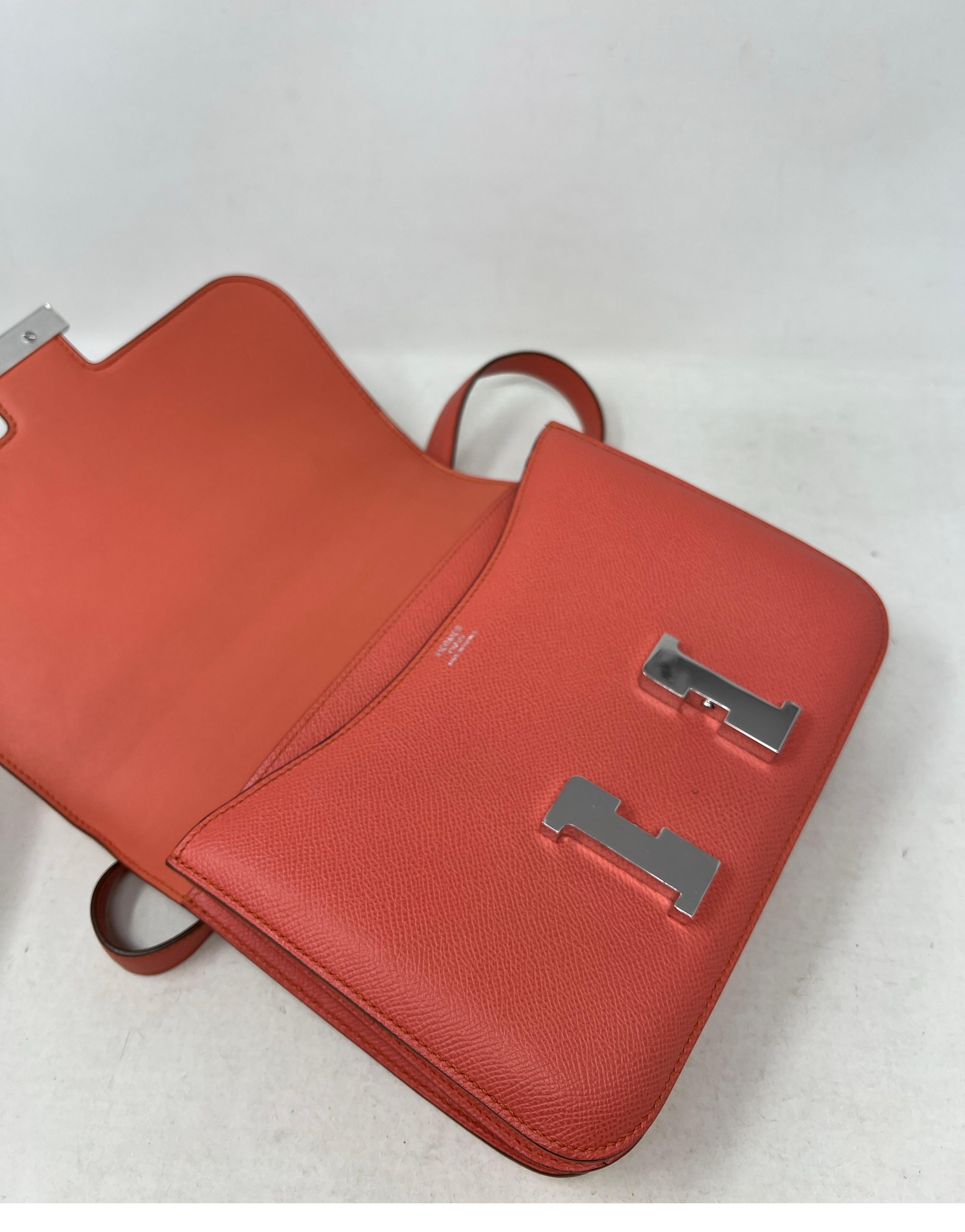 Hermes Pink Constance 24 Bag For Sale 7