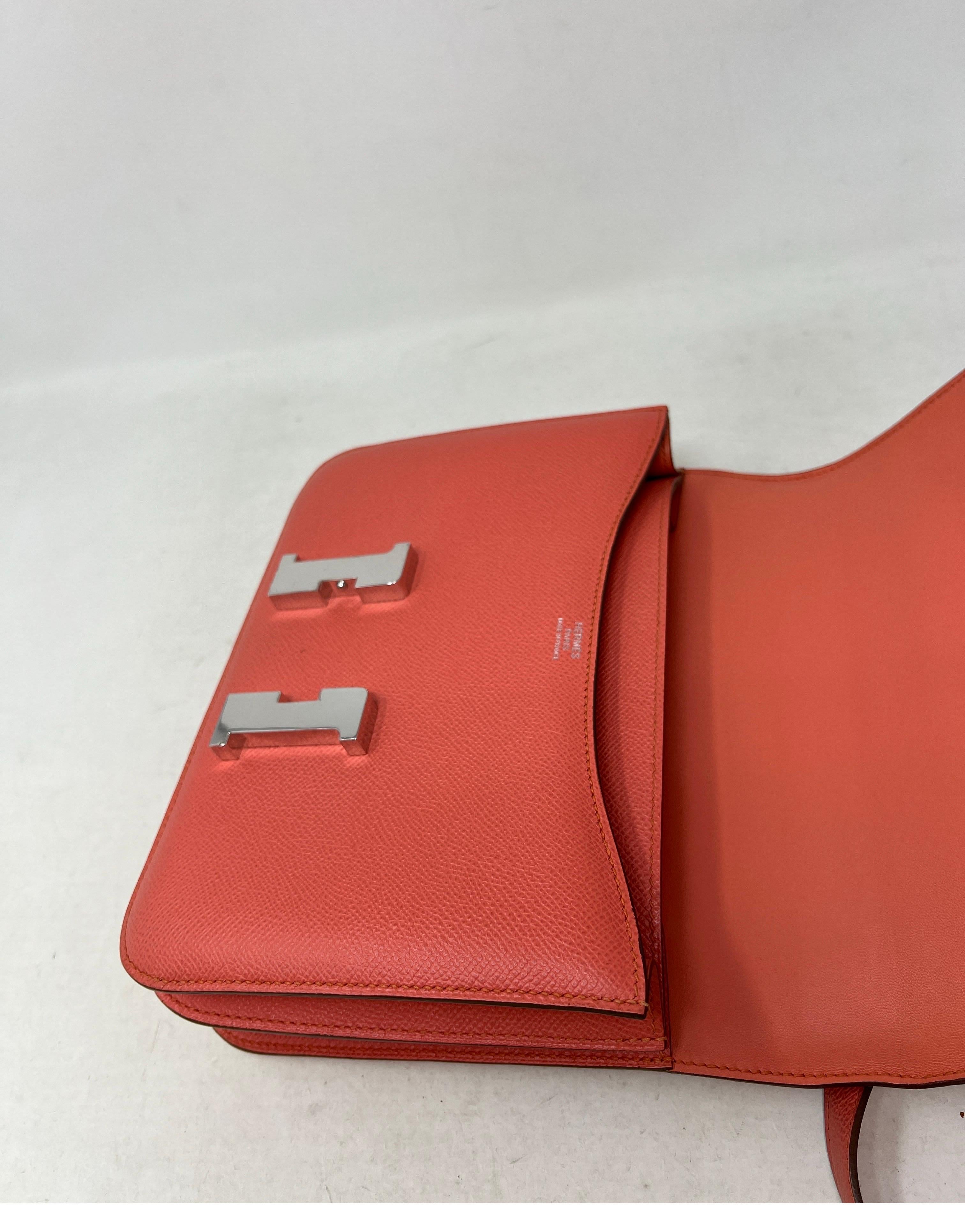 Hermes Pink Constance 24 Bag For Sale 11