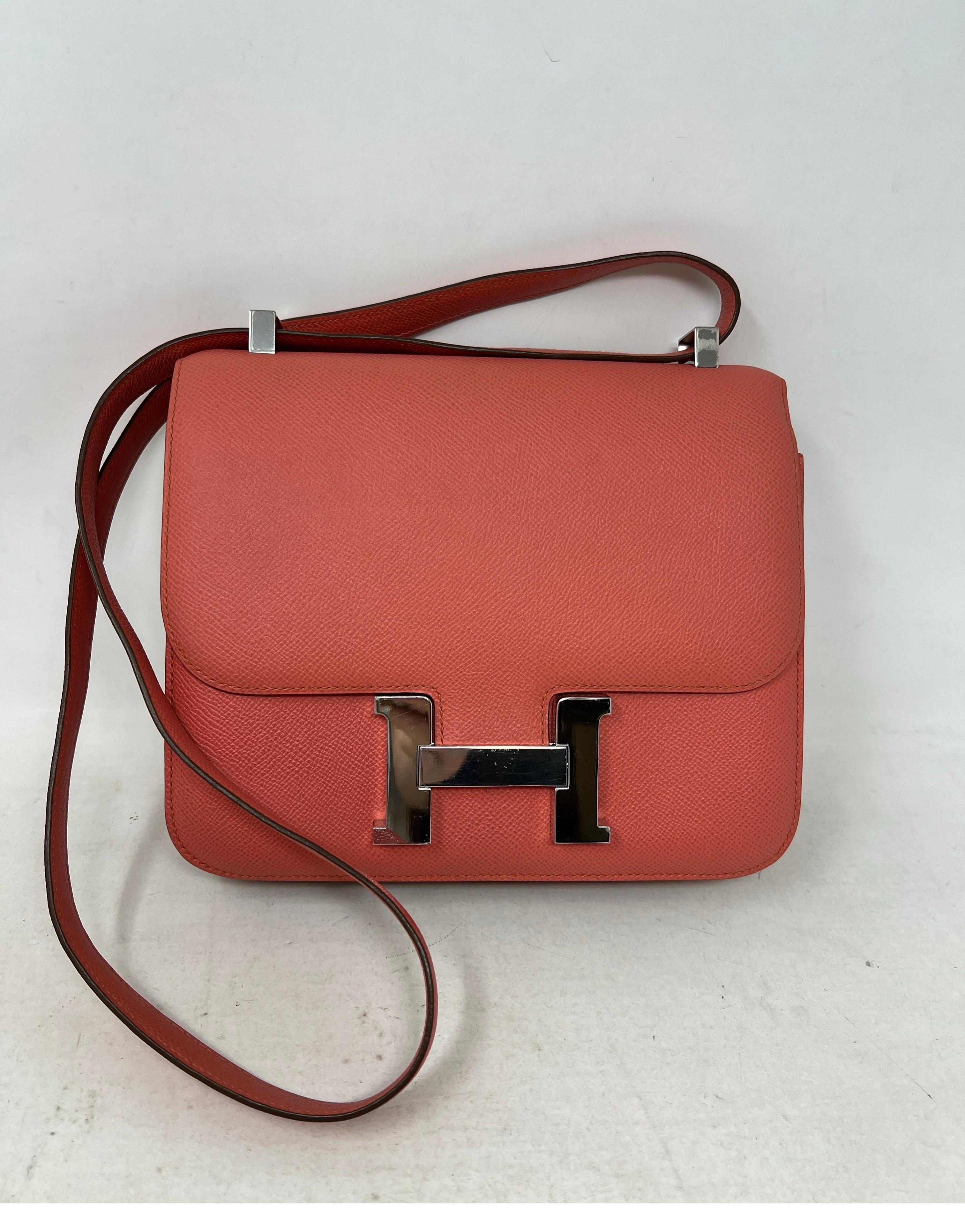 Hermes Pink Constance 24 Bag For Sale 14