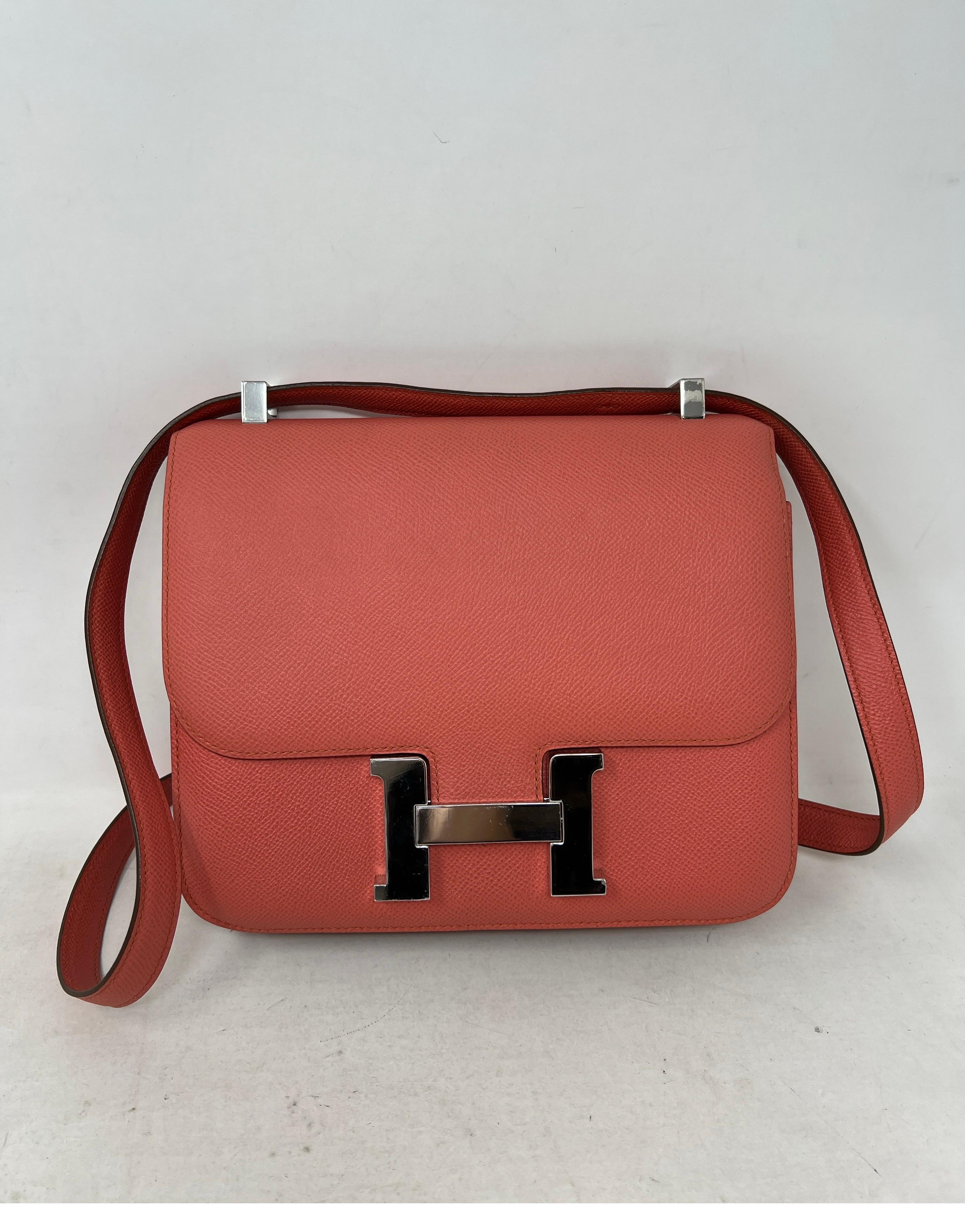 Hermes Pink Constance 24 Bag For Sale 15