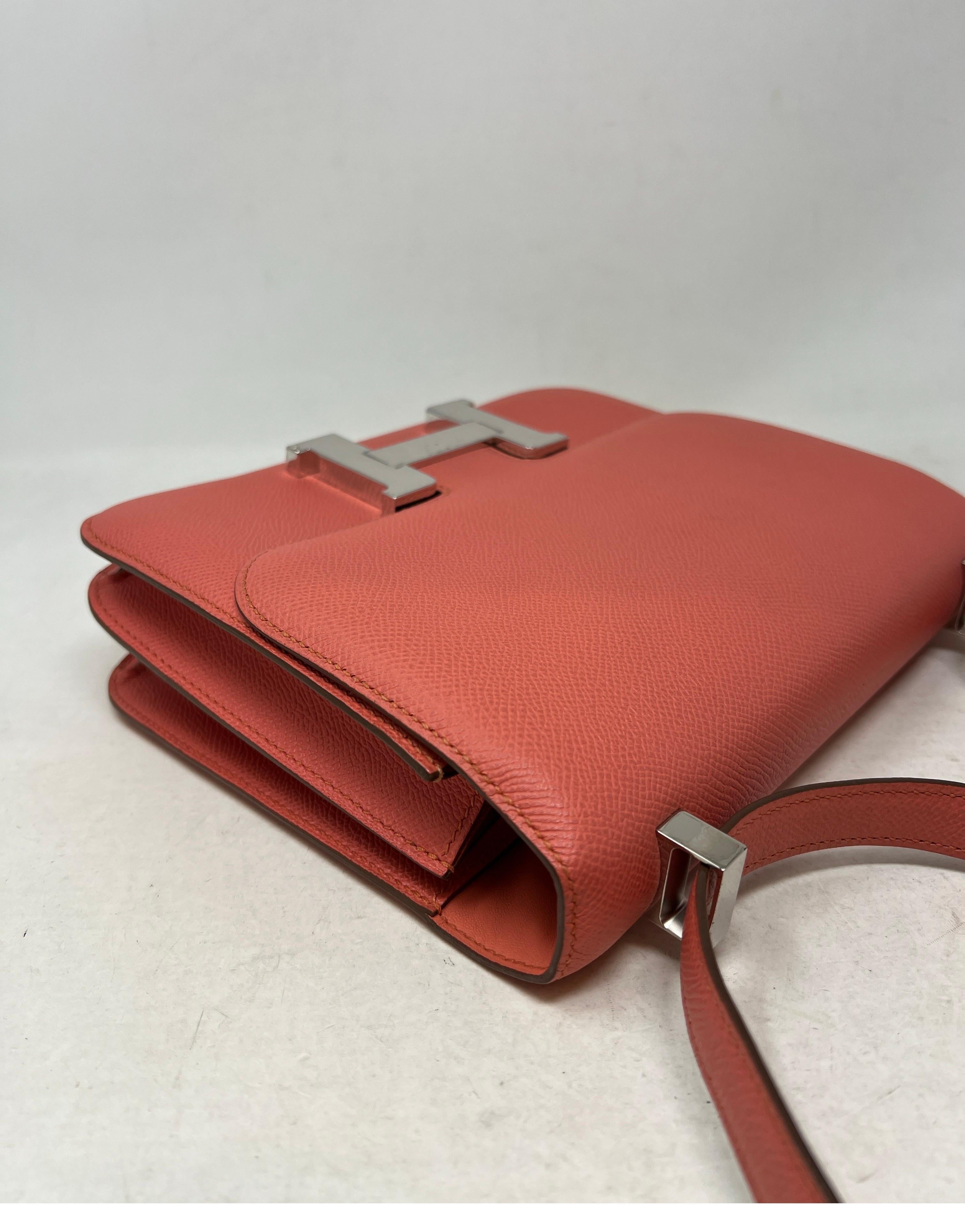 Hermes Pink Constance 24 Bag For Sale 2