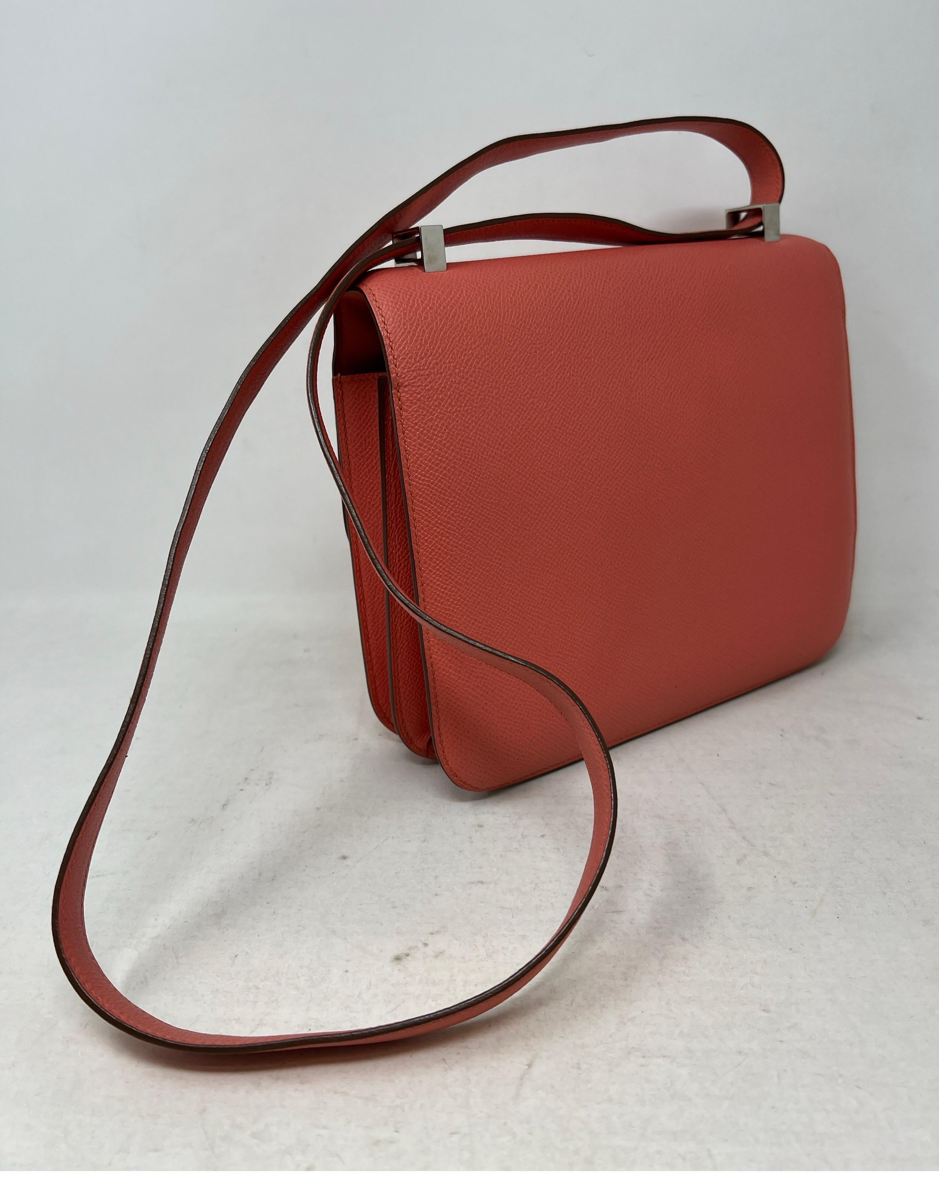 Hermes Pink Constance 24 Bag For Sale 5