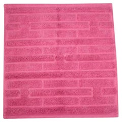 Vintage Hermès Pink Hand Towel Wash Cloth Rose Hejy15