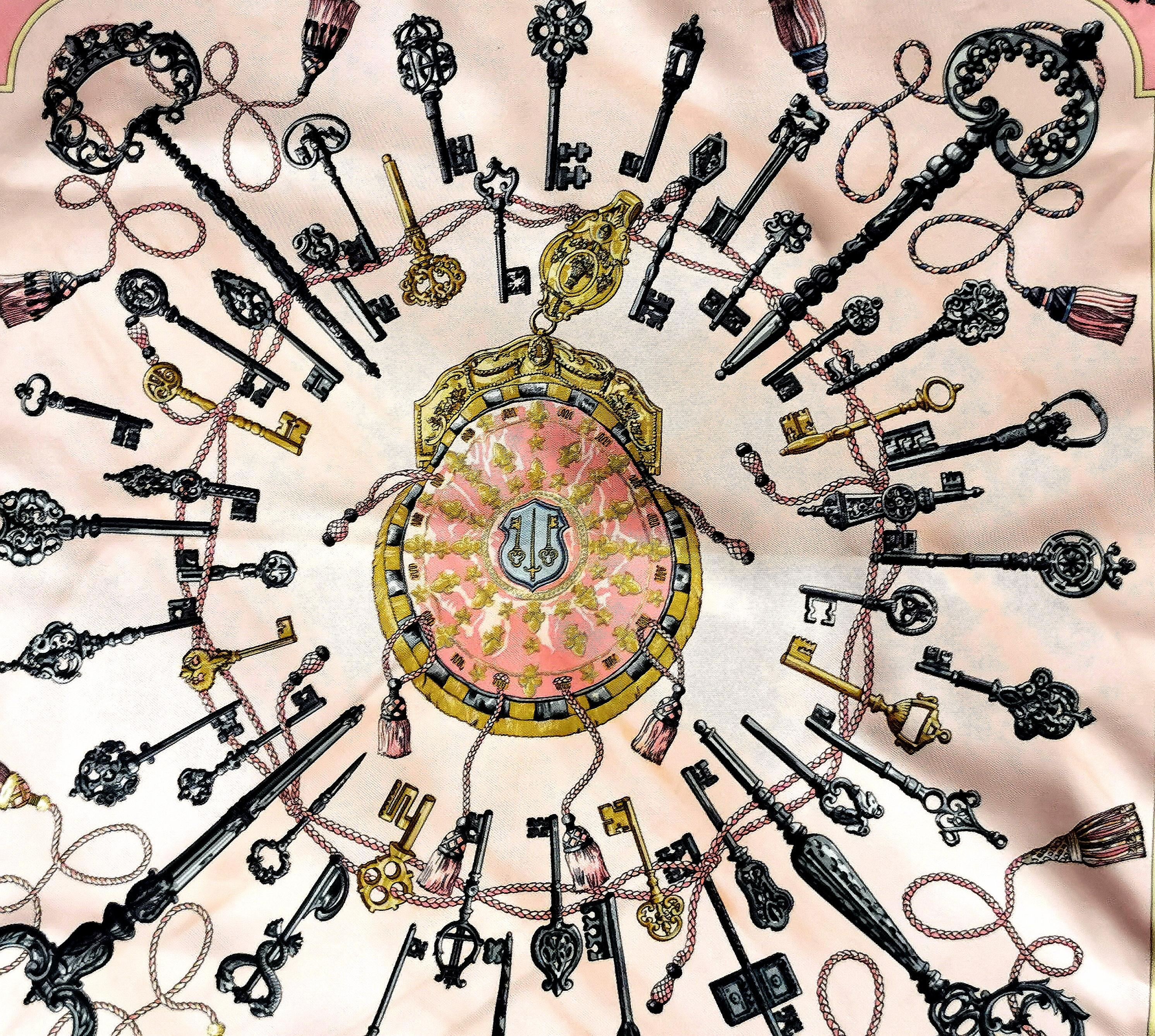 hermes keys scarf