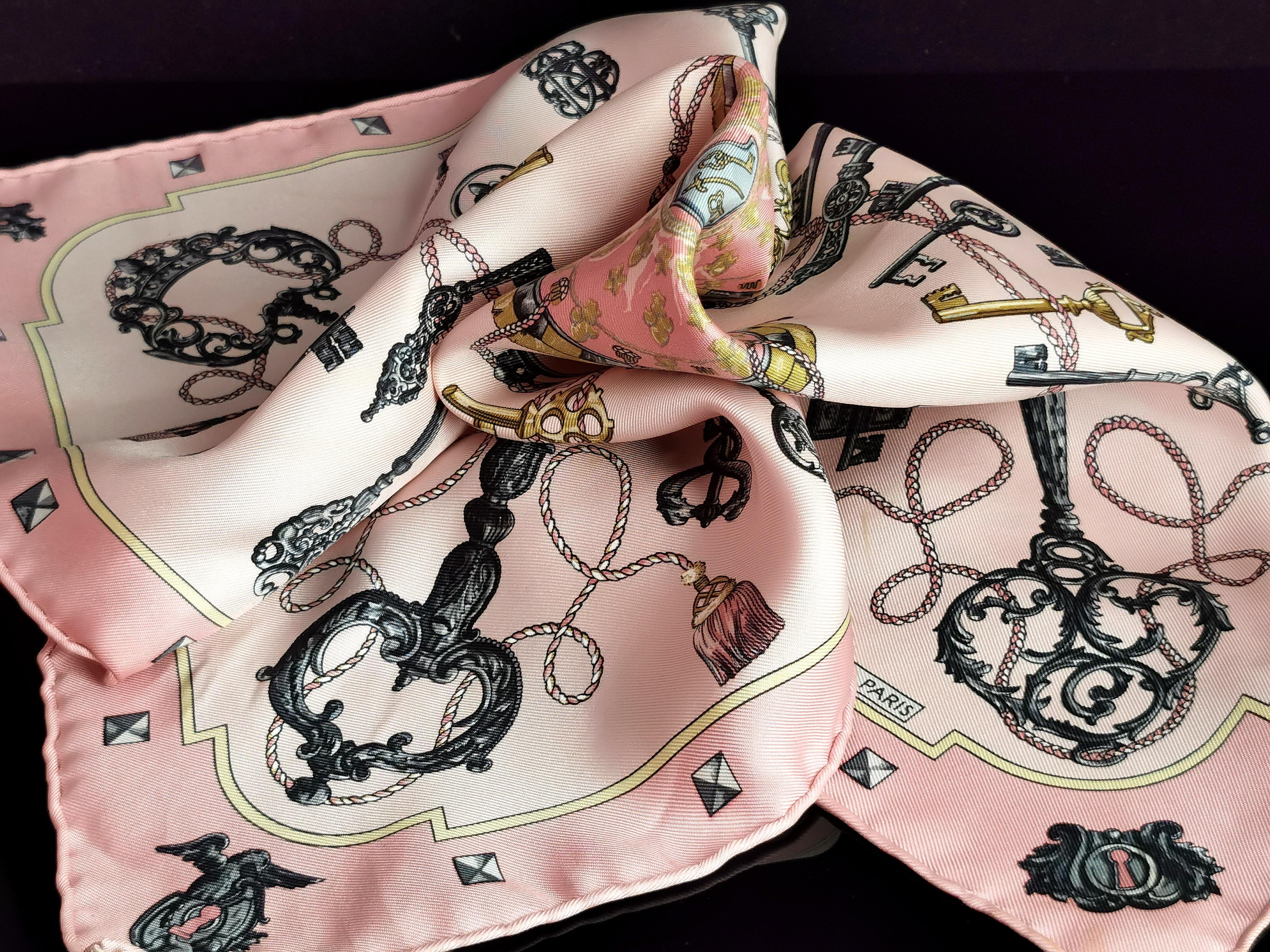 hermes scarf keys