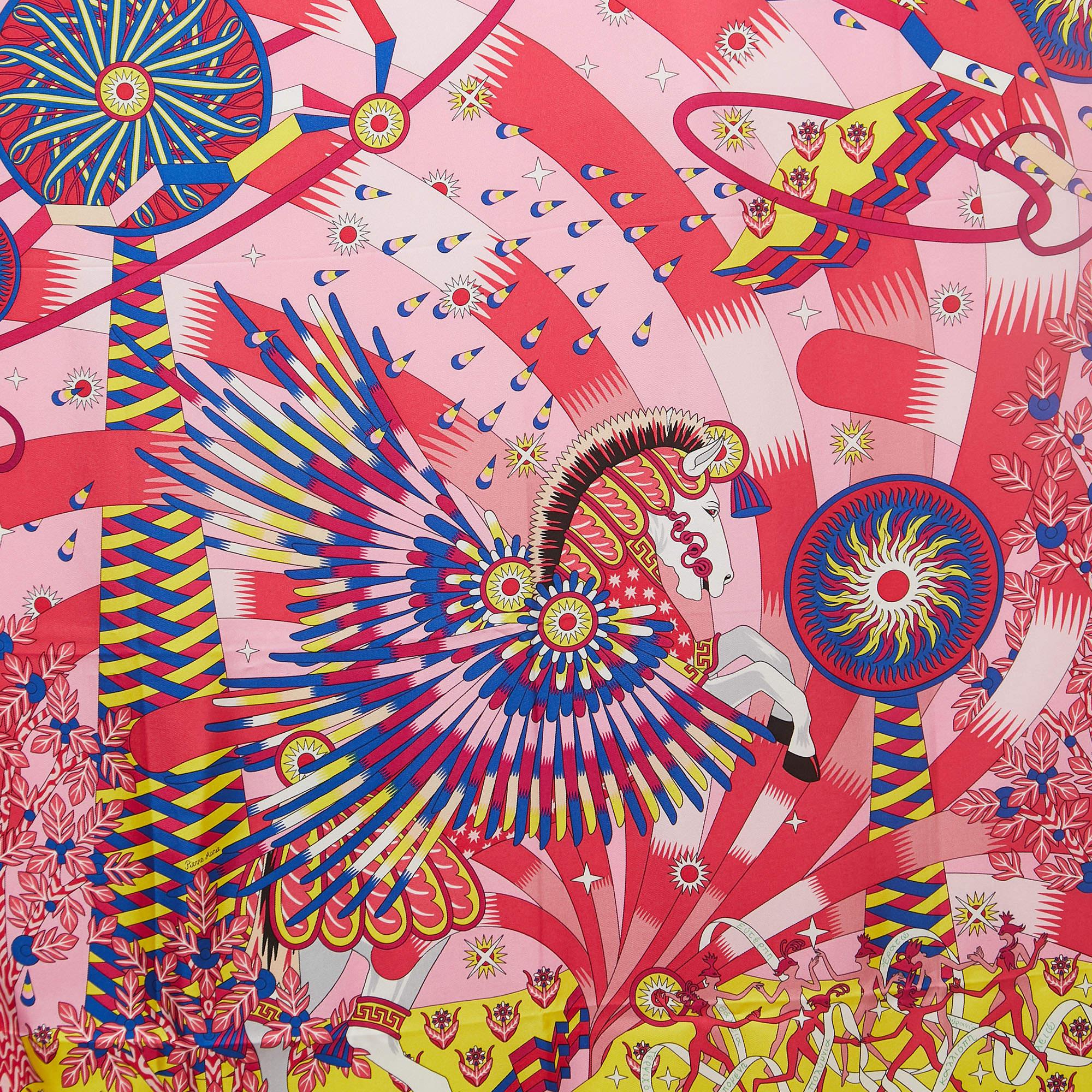 An essential Hermès accessory, the label's scarves are as iconic as any other creation from the brand and are collector's favorites. This rendition is carefully cut from luxurious silk and designed with an intricate print. There are endless ways to