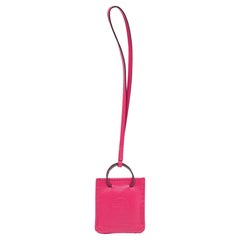 Hermes Rosa Milo Lammfell & Swift Leder Tasche Charme