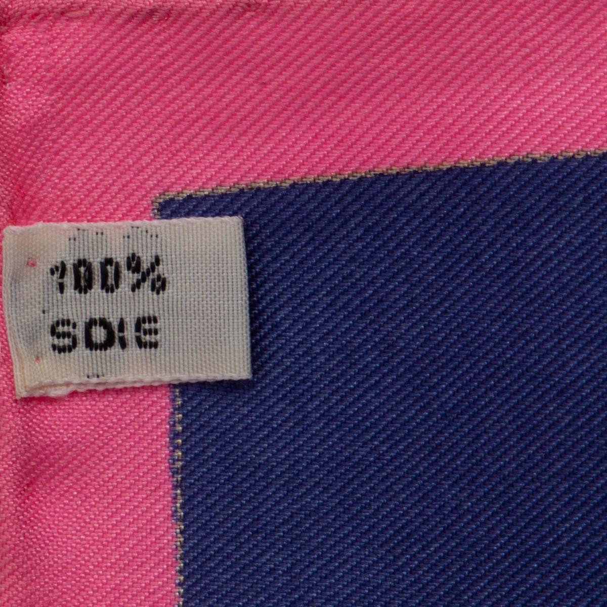 navy blue and pink scarf