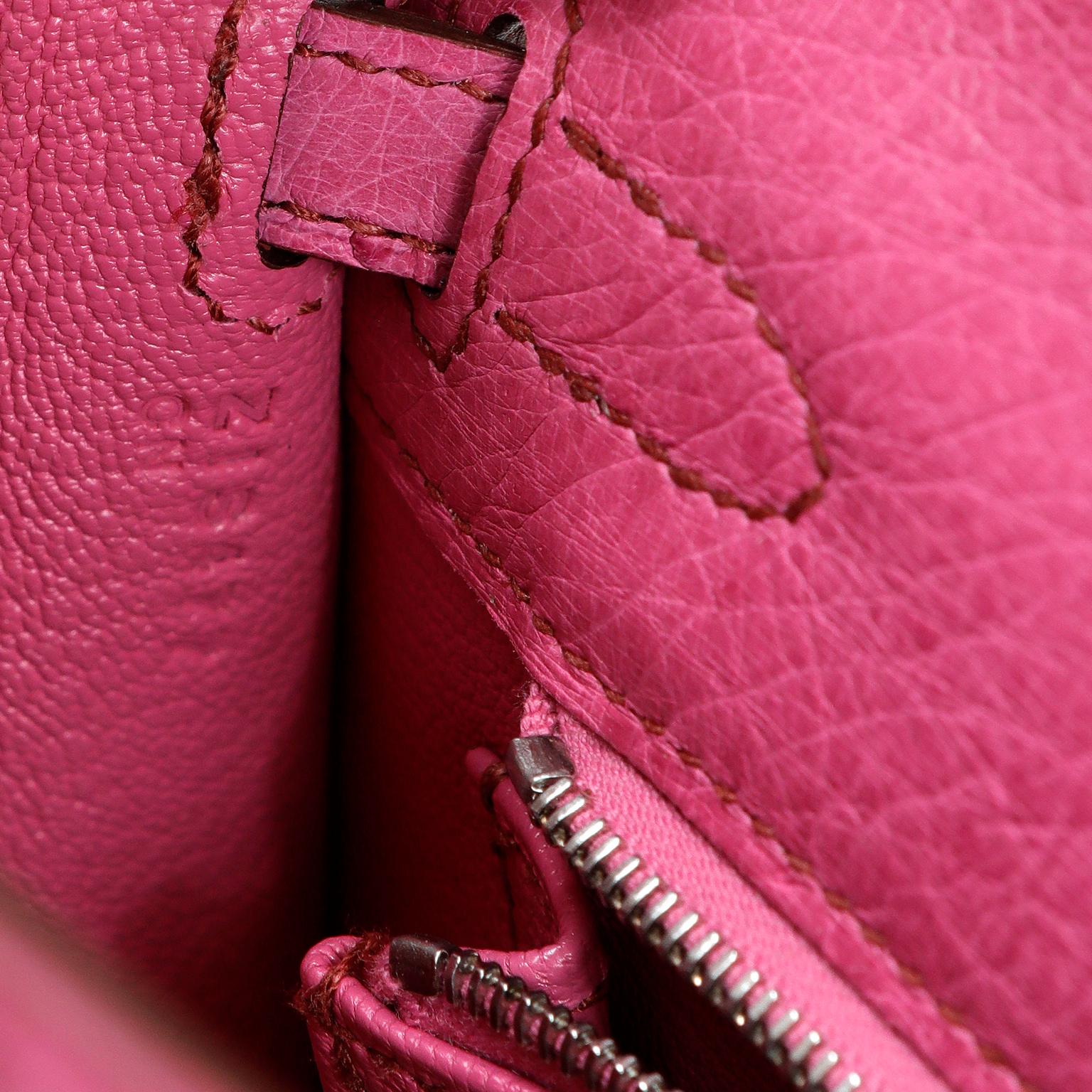 Hermès Pink Ostrich 25 cm Sellier Kelly Bag Limited Edition 1