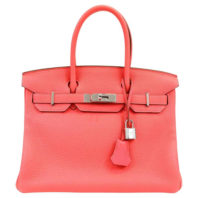 Hermes Rose Confetti Pink "Special Order" Chevre Birkin with Horseshoe ...