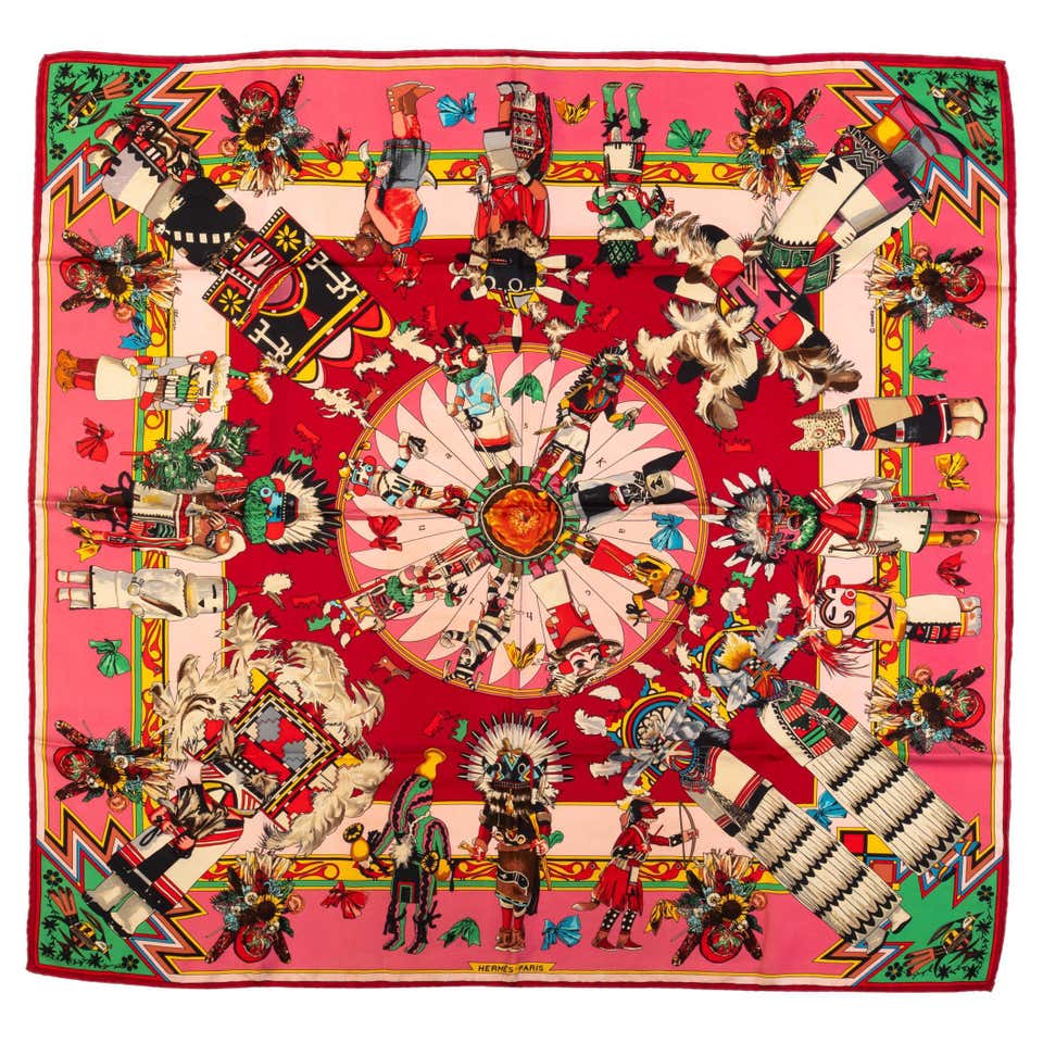 New Hermès Fuchsia Equateur Scarf in Box For Sale at 1stDibs