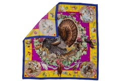 Hermès Pink Texas Wildlife Scarf Oliver