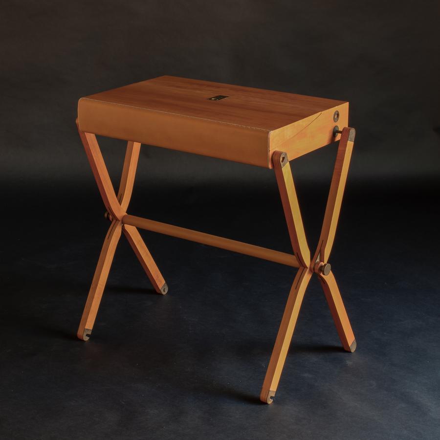 Hermès 'Pippa' Folding Desk and Seat, circa 1985 1