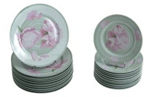 Dîner "Pivoines" Hermès, Partie de Service, 24 Pieces