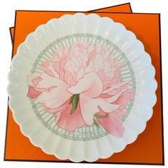 Vintage Hermès "Pivoines" Dish, 1984