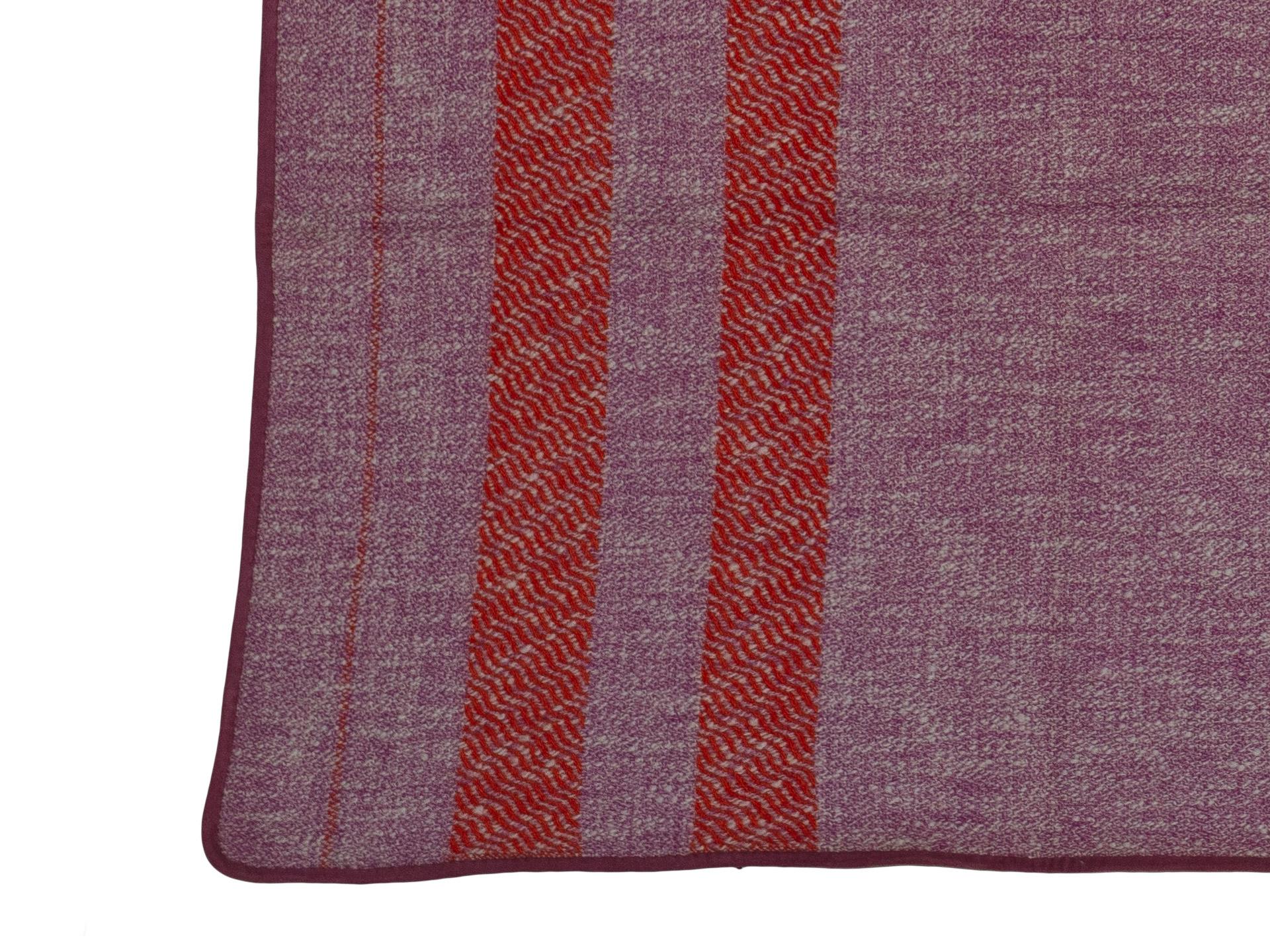 Hermes Plaid Coquillages - 135x170cm - Potiron Rosa - Nuevo en venta 5