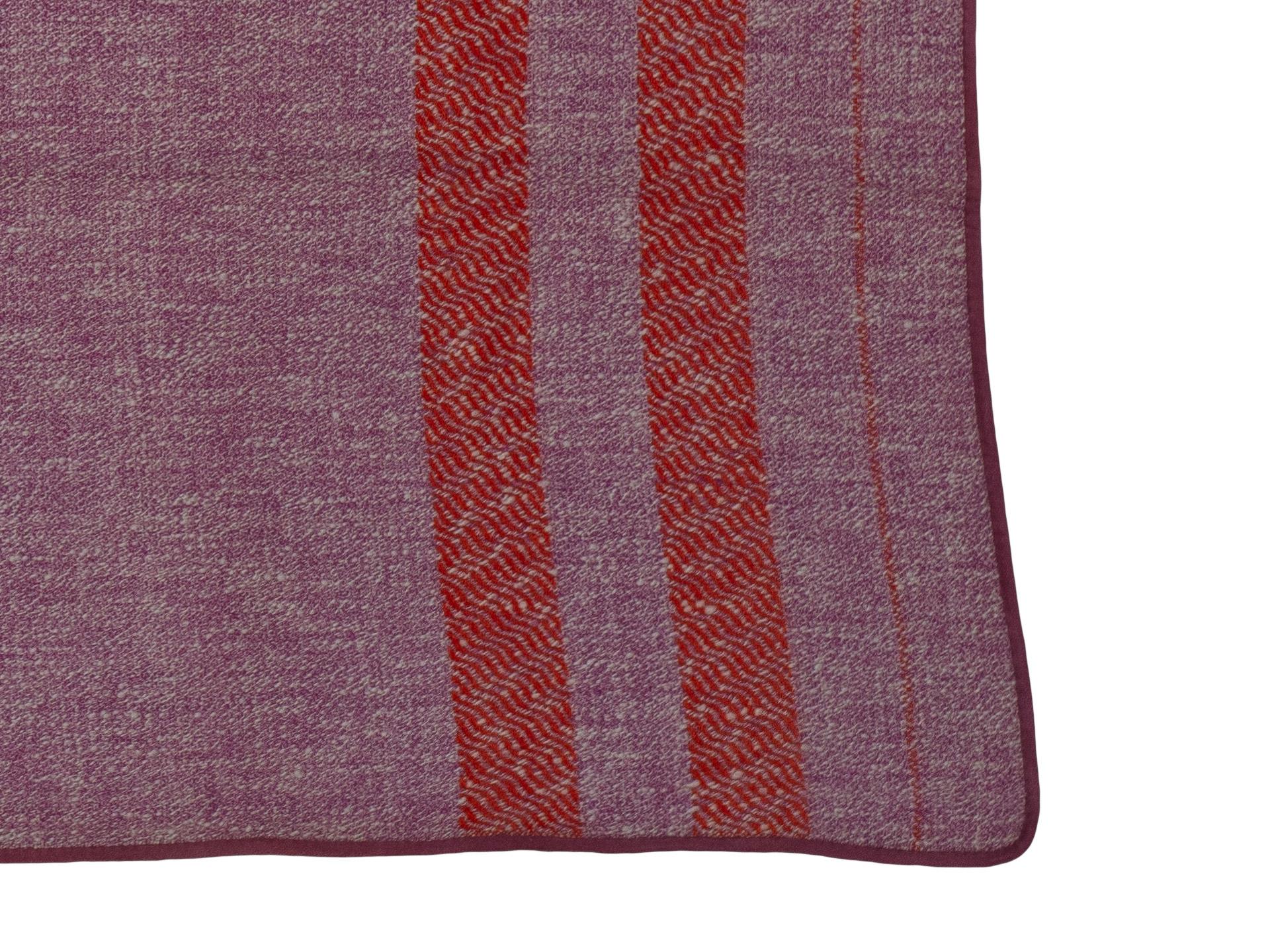 Hermes Plaid Coquillages - 135x170cm - Potiron Rosa - Nuevo en venta 7