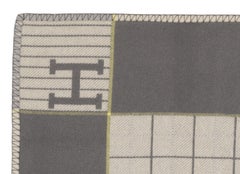 Hermes Plaid Plaid Avalon Cabriole Baby Blanket – 135x95cm - Gris Perle - New