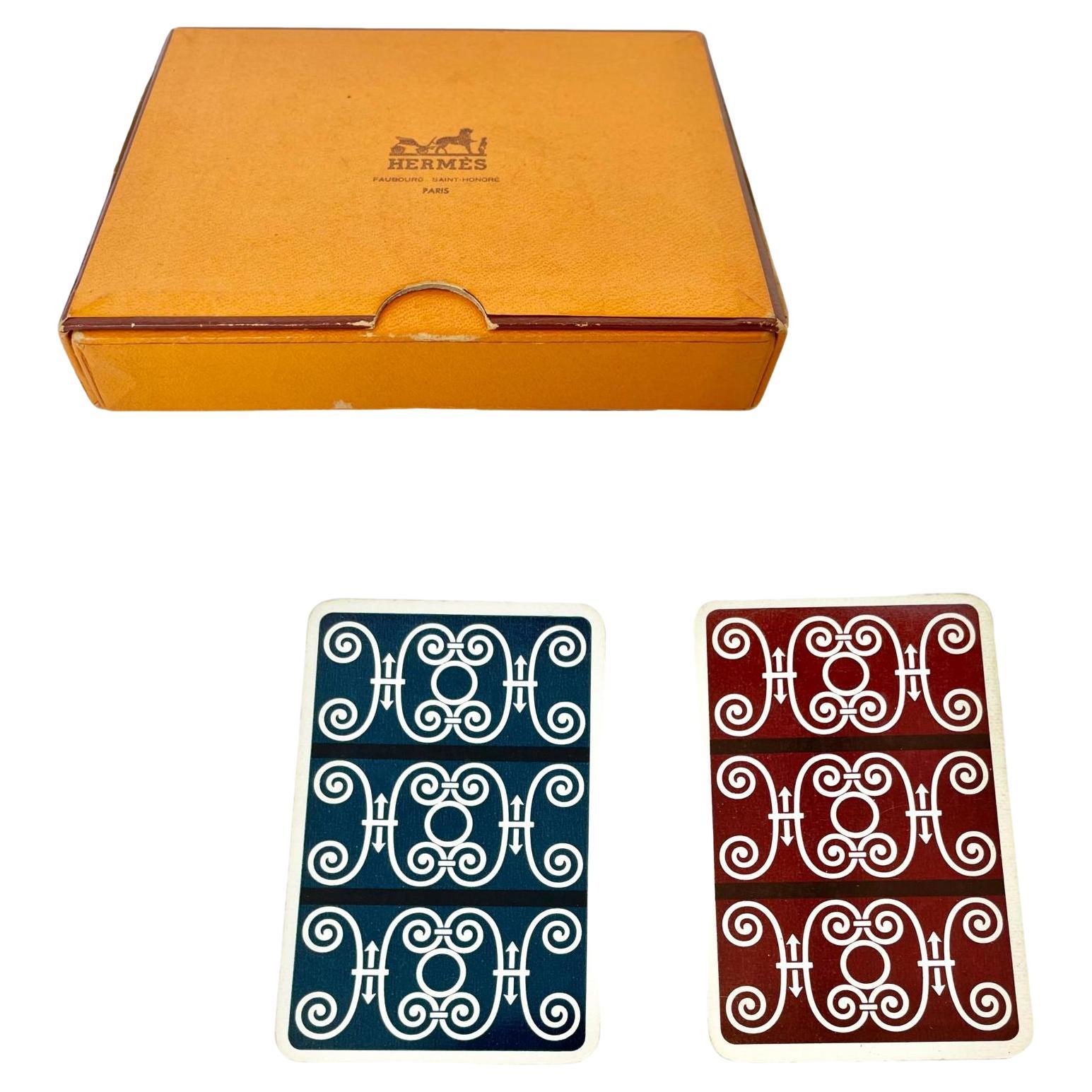 Hermes Playing Cards, 1970s France For Sale