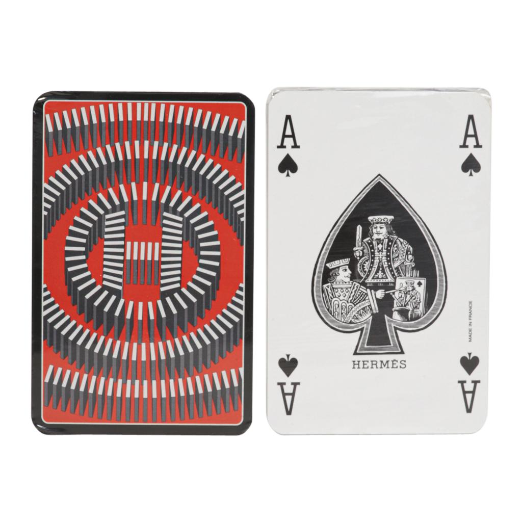 Hermes Playing Cards Limited Edition Set 2 Decks New w/ Box In New Condition In Miami, FL