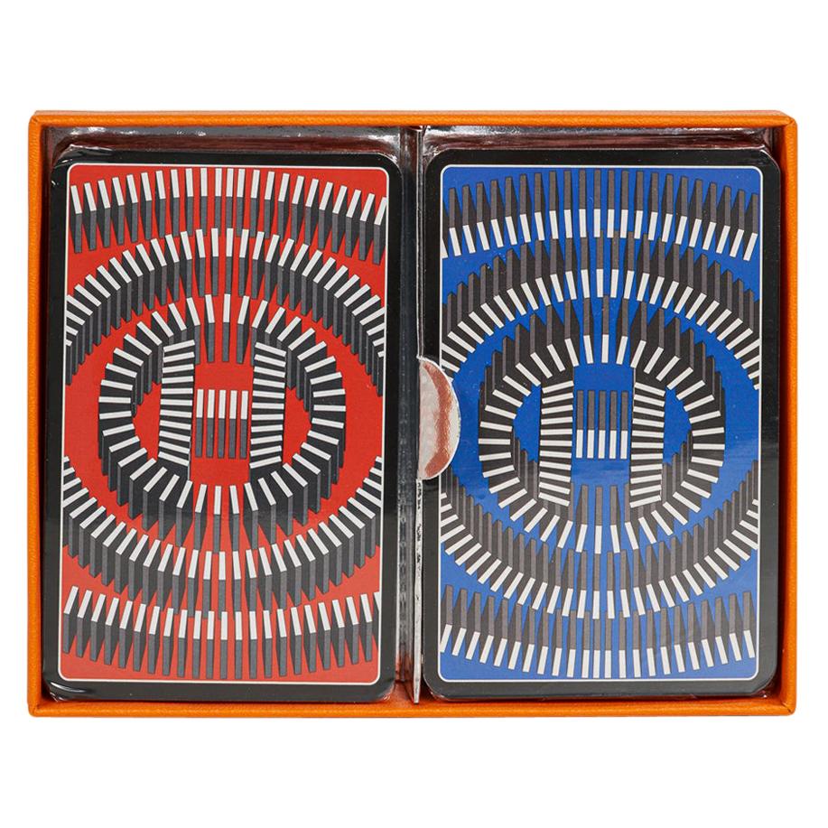 Hermes Playing Cards Limited Edition Set 2 Decks New w/ Box