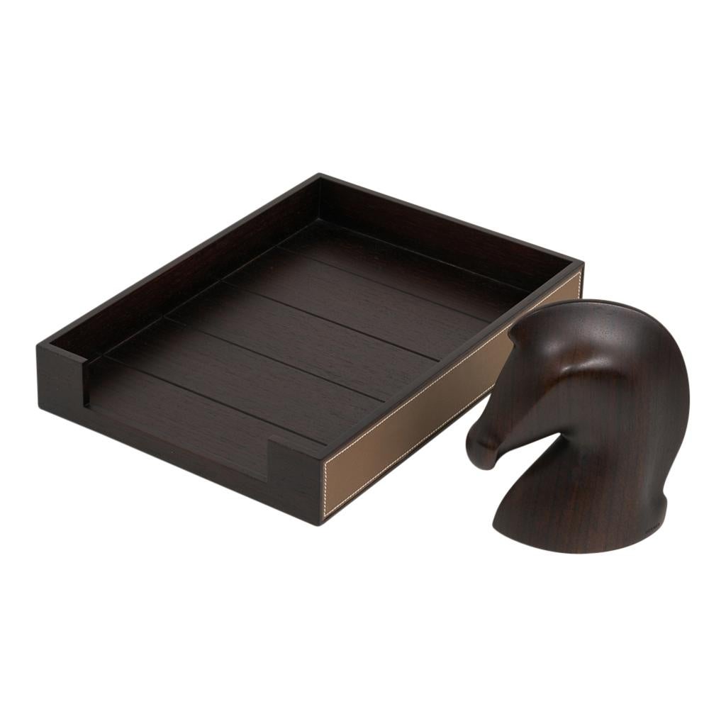 hermes wooden tray
