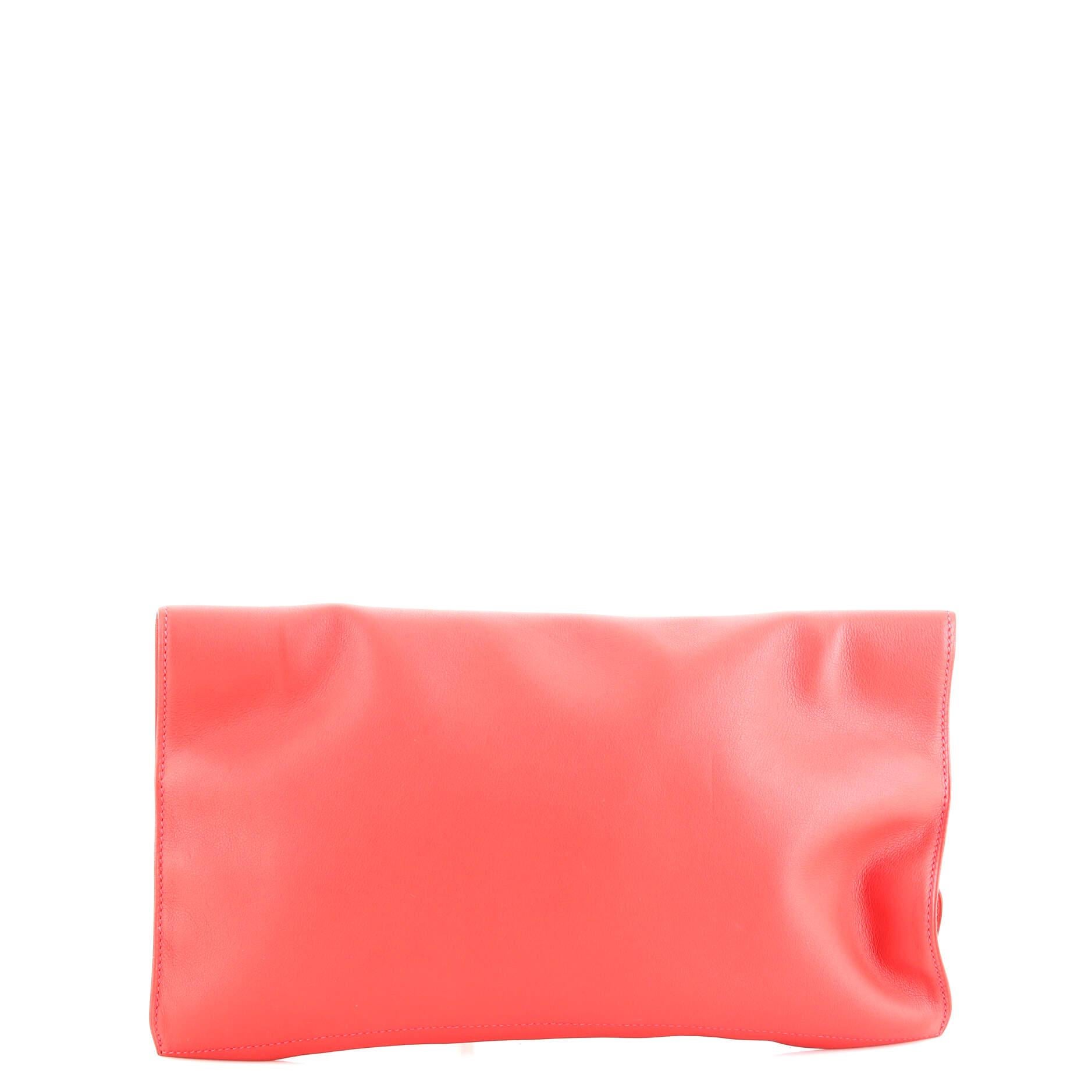 Hermes Pliplat Clutch Evercolor In Good Condition In NY, NY