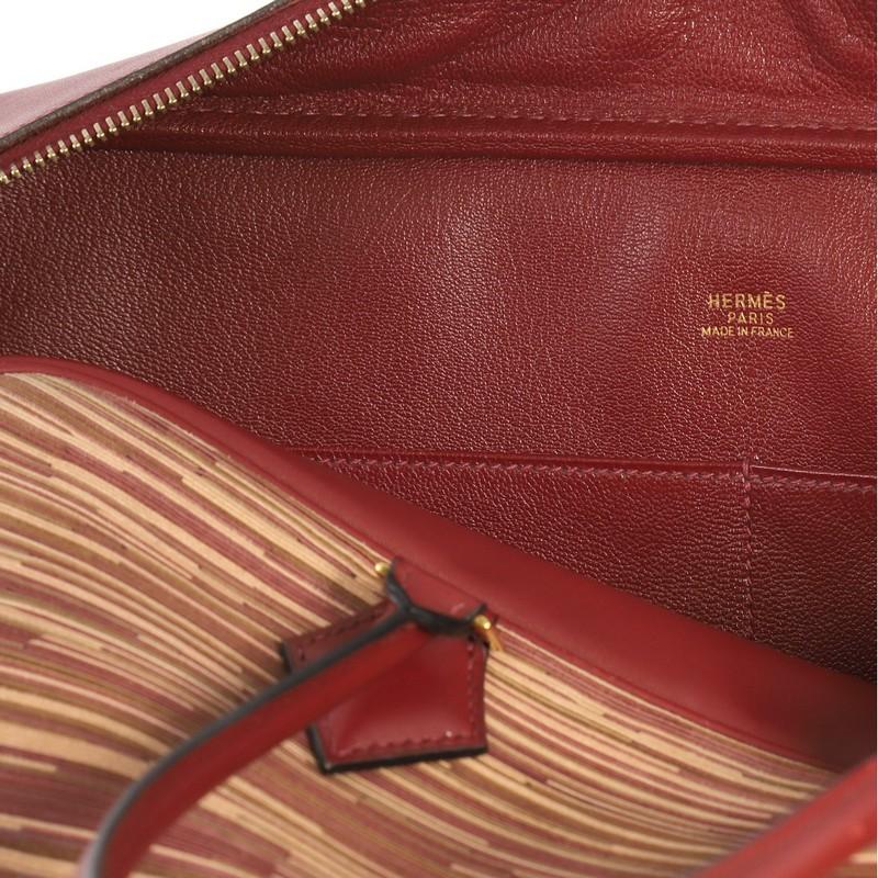 Hermes Plume Bag Vibrato and Leather 32 3