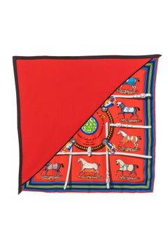 Hermès "Plume Blankets and Daywear" scarf/square by Jean Eudel