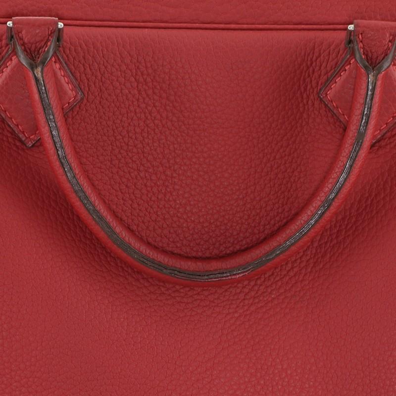 Hermes Plume Doc Bag Buffalo 38 In Fair Condition In NY, NY
