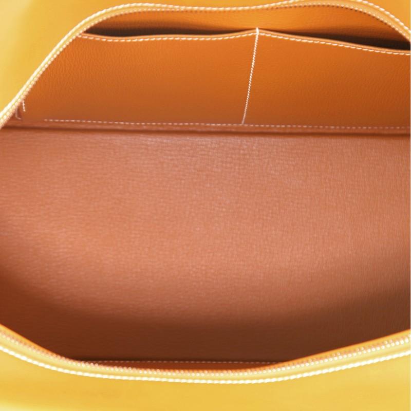 Hermes Plume Fourre Tout Tragetasche Veau Butler 40 für Damen oder Herren