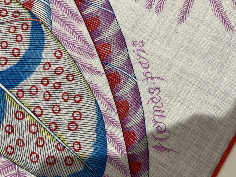 plumes en fete shawl 140