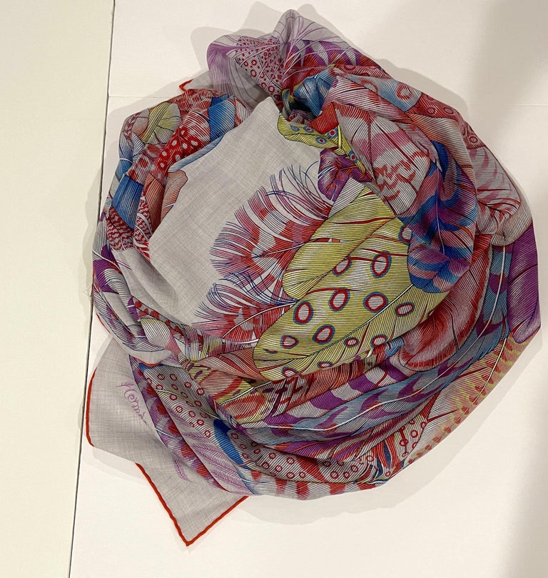 plumes en fete shawl 140