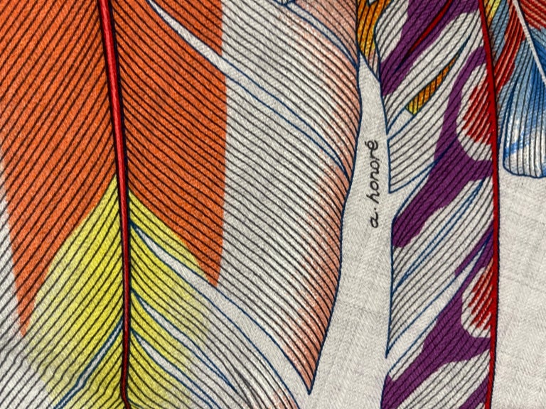 plumes en fete shawl 140