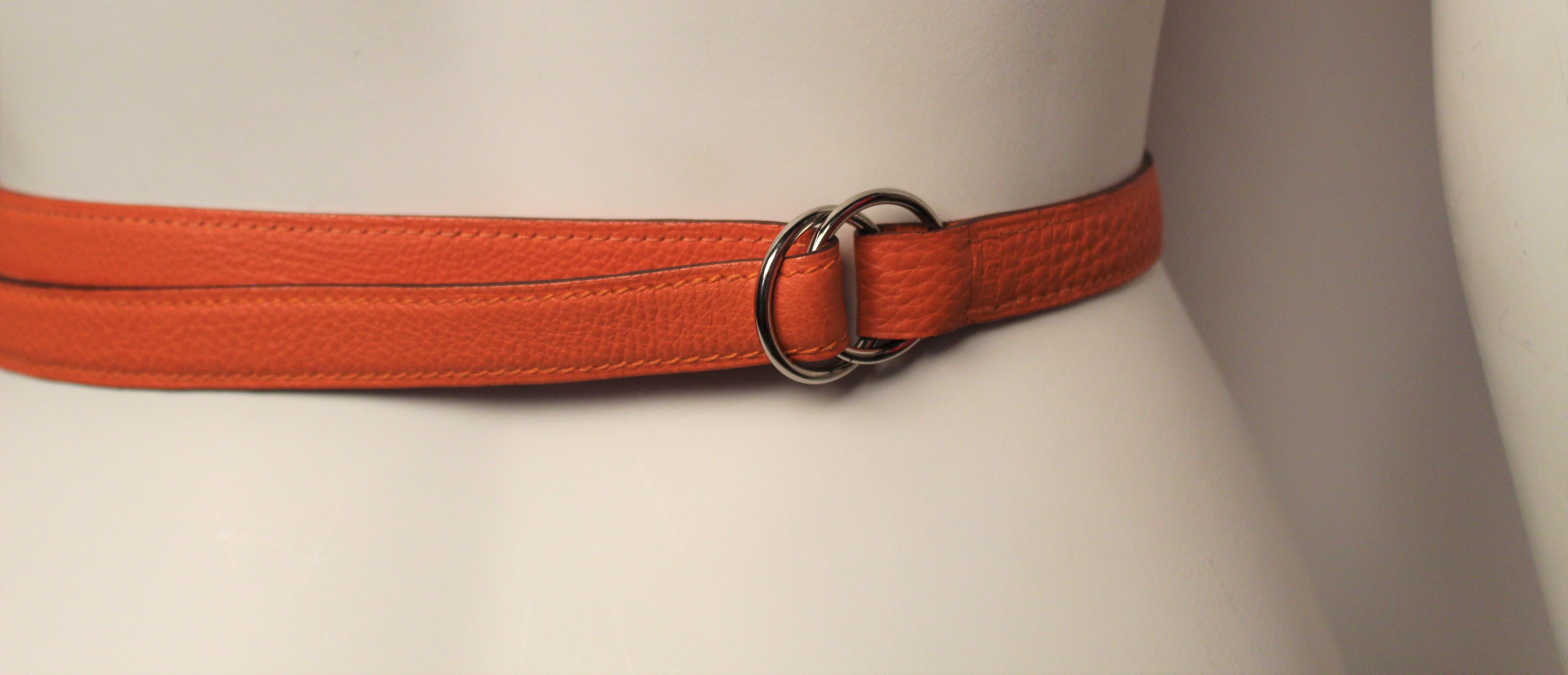 Hermès Pochette Green Belt Bag 1