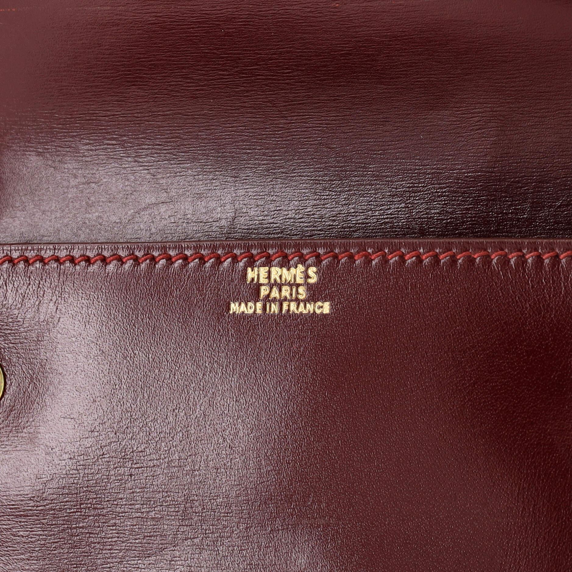 Hermes Pochette Green Waist Bag Leather 3