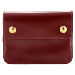 Hermes Constance Slim Wallet Waist Belt Bag Etoupe Gold Hardware For Sale  at 1stDibs