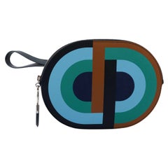 Hermès Pochette In-The-Loop To Go Marquetee Bleu Indigo Veau Epsom Pouch